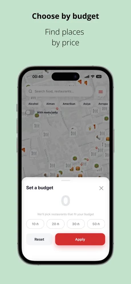 DadMap — Choose by budget